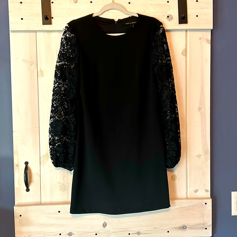 White House Black Market size 8 Black dress